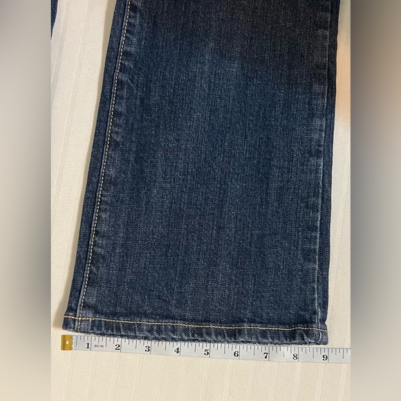 Vigoss Premium Jeans Bootcut Womens juniors SZ 7/8 Distressed Embroidered J1 - Picture 10 of 12